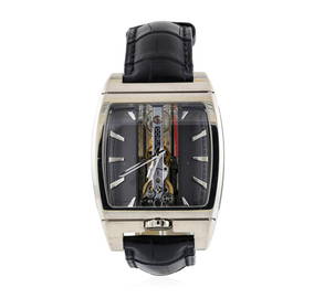 Corum Mens Skeleton Case Golden Bridge Automatique