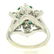 14k White Gold 2.25 ctw Round Emerald & Diamond Ladies - 8