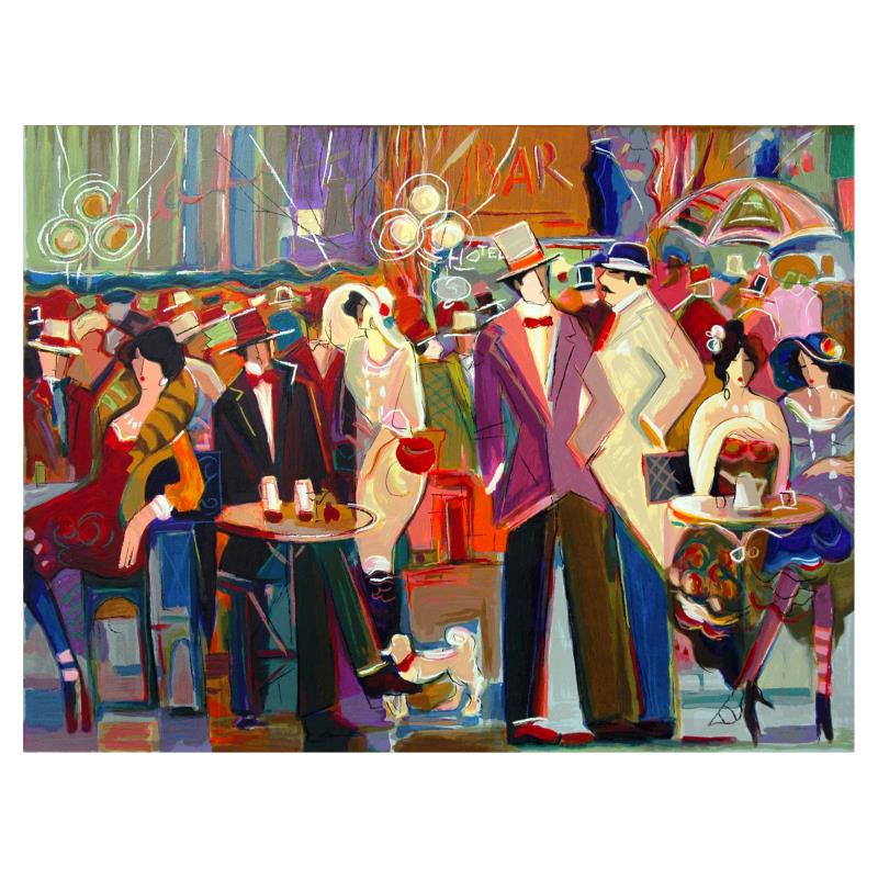 La Grande Barre by Maimon, Isaac: "La Grande Barre" is a limited edition serigraph on paper by Isaac Maimon, numbered and hand signed by the artist. Includes Letter of Authenticity. Measures approx. 35.5" x 27.5" (border), 32" x 24" (