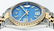 Rolex Mens 2 Tone 14K Blue Wave 36MM Datejust - 3