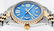 Rolex Mens 2 Tone 14K Blue Wave 36MM Datejust - 6