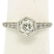 14k Gold & Platinum Old European Diamond Etched - 5