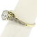14k Gold & Platinum Old European Diamond Etched - 6