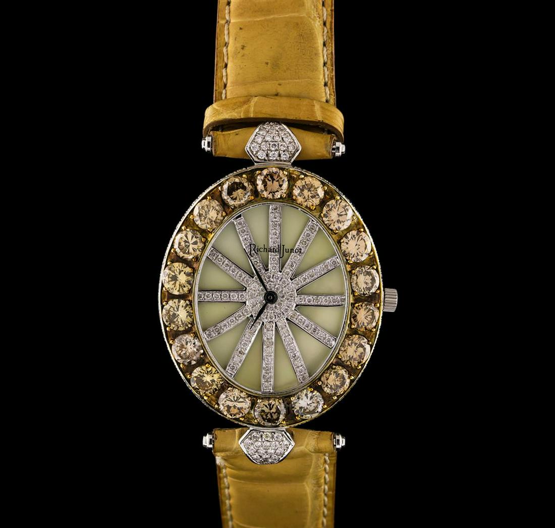 RICHARD JUNOT DIAMOND WATCH - Oct 18 