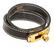 Hermes Black Leather Gold Plated Kelly Double Tour - 3