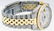 Rolex Mens 2 Tone 14K Mother Of Pearl Roman Datejust - 3