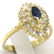 14k Yellow Gold 1.00 ctw Marquise Sapphire Solitaire - 3