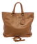 Prada Tan Leather Double Handle Tote Bag - 4