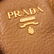 Prada Tan Leather Double Handle Tote Bag - 6
