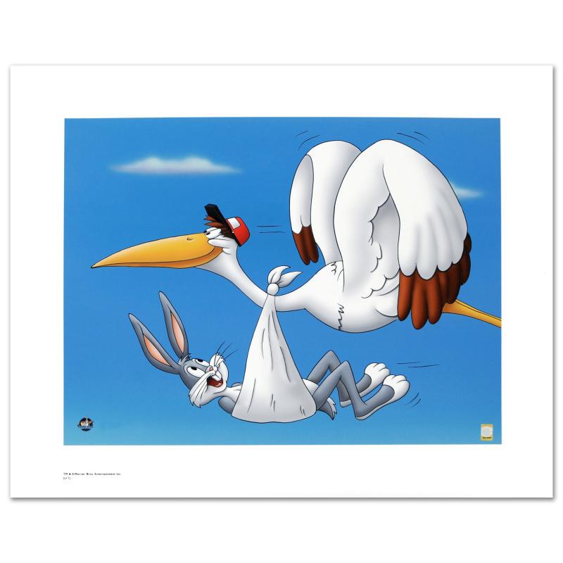 Special Delivery by Looney Tunes: "Special Delivery" is a limited edition giclee on paper from Warner Bros., numbered with hologram seal of Authenticity. Also, includes Certificate of Authenticity! Measures approx. 20" x 16" (with bor