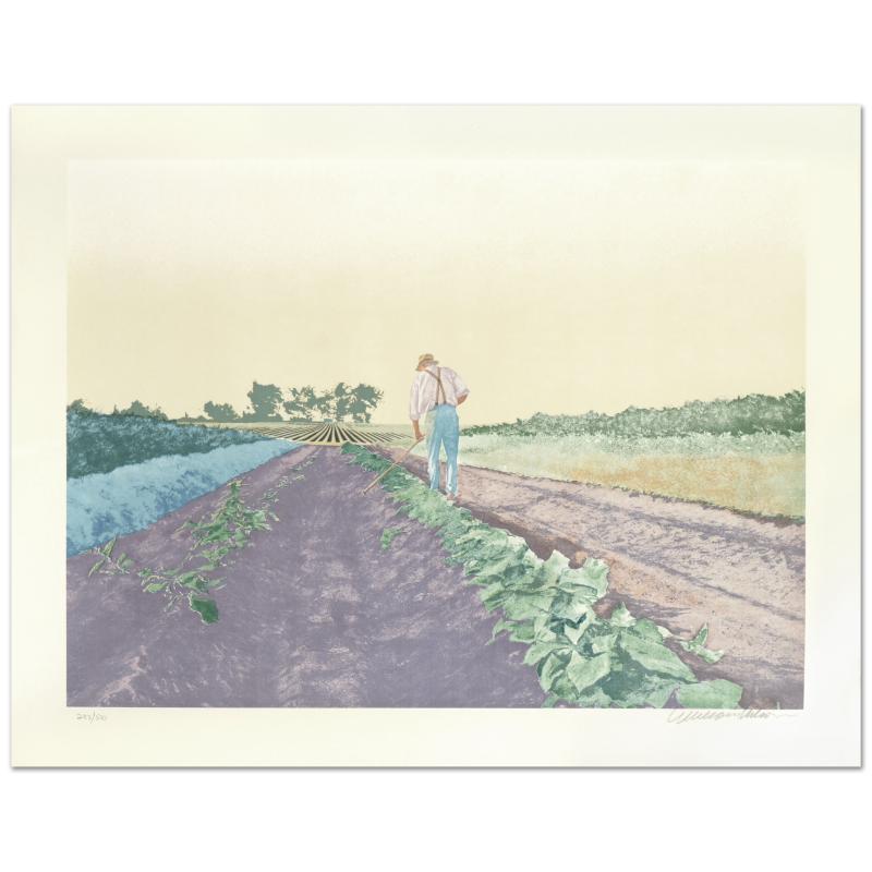Cabbage Patch by Nelson, William: "Cabbage Patch" is a limited edition serigraph on paper by William Nelson, numbered and hand signed by the artist! Measures approx. 28.5" x 22" (with border); 25" x 18" (image).