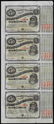 Uncut Sheet of (4) State of Louisiana Baby Bond