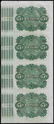 Uncut Sheet of (4) State of Louisiana Baby Bond - 2