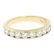 14k Yellow Gold 1.05 ctw Round Diamond Band Ring