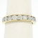 14k Yellow Gold 1.05 ctw Round Diamond Band Ring - 5