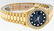 Rolex Ladies 18K Yellow Blue Vignette 1 ctw Diamond - 3