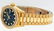 Rolex Ladies 18K Yellow Blue Vignette 1 ctw Diamond - 9