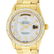 Rolex Mens 18K Yellow Gold 3.0 ctw Baguette Diamond Day