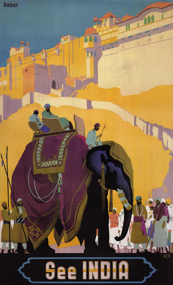 Anonymous - See India: Artist: Anonymous Title: Sea India Medium: Fine Art Reproduction Giclee on Canvas Image Size: Approximately 20 inches x 12.25 inches Framed: Unframed on Unstretched Canvas