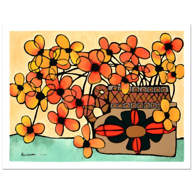 Autumn by Ben-Simhon, Avi: "Autumn" is a limited edition serigraph on paper, numbered and hand signed by Avi Ben-Simhon. Includes Certificate of Authenticity! Measures approx. 28" x 20.5" (with border), 30.5" x 22.5" (image).