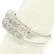 .950 Platinum 0.72 ctw Dual Row Round Diamond Band Ring - 5