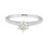 0.65 ctw Diamond Ring - 14KT White Gold - 2