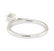 0.65 ctw Diamond Ring - 14KT White Gold - 3
