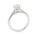 0.65 ctw Diamond Ring - 14KT White Gold - 4
