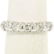 NEW 14k White Gold FINE .80 ctw Bar Set Round Brilliant