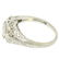 18k White Gold Filigree 0.41 ctw European Cut Diamond - 6