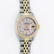 Rolex Ladies 2 Tone 18K Gold Bezel Pink MOP Baguette - 2