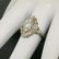 Art Deco 14k White Gold 0.85 ctw Diamond Large Open - 7