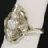 Art Deco 14k White Gold 0.85 ctw Diamond Large Open - 9