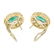14k Yellow Gold 3.71 ctw Oval Emerald & Round Diamond - 4
