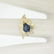 14K Solid Yellow Gold 1.14 ctw Oval Sapphire Blooming - 7