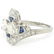 Antique Art Deco Milgrain Platinum 1.69 ctw Old - 3