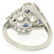 Antique Art Deco Milgrain Platinum 1.69 ctw Old - 5