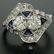 Antique Art Deco Milgrain Platinum 1.69 ctw Old - 6
