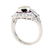 2.24 ctw Diamond and Ruby Ring - Platinum - 4