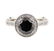2.40 ctw Black Diamond and Diamond Ring - 14KT White