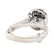 2.40 ctw Black Diamond and Diamond Ring - 14KT White - 3