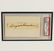 Dwight D. Eisenhower Signed Cut Display PSA Certified - 2