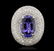 14KT White Gold 4.84 ctw Tanzanite and Diamond Ring - 2