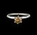 14KT White Gold 0.80 ctw Round Cut Fancy Brown Diamond - 2