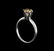 14KT White Gold 0.80 ctw Round Cut Fancy Brown Diamond - 4