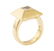 Chopard 0.05 ctw Happy Diamond Square Top Ring - 18KT - 4