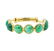 2.47 ctw Emerald Adjustable Ring - 18KT Yellow Gold - 2