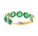 2.47 ctw Emerald Adjustable Ring - 18KT Yellow Gold - 3