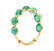 2.47 ctw Emerald Adjustable Ring - 18KT Yellow Gold - 4