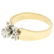 14k Two Tone Gold 0.30 ctw Illusion Set Solitaire - 6